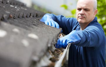 cleaning and inspecting Church Clough roofs